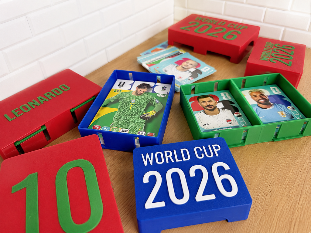 Caixa para cromos do mundial 2026 – Compacta