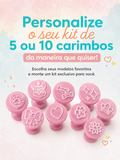 Kit Personalizado de Carimbos para Brigadeiro – 3 a 6 Modelos